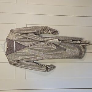 Gold Foil Party Dress